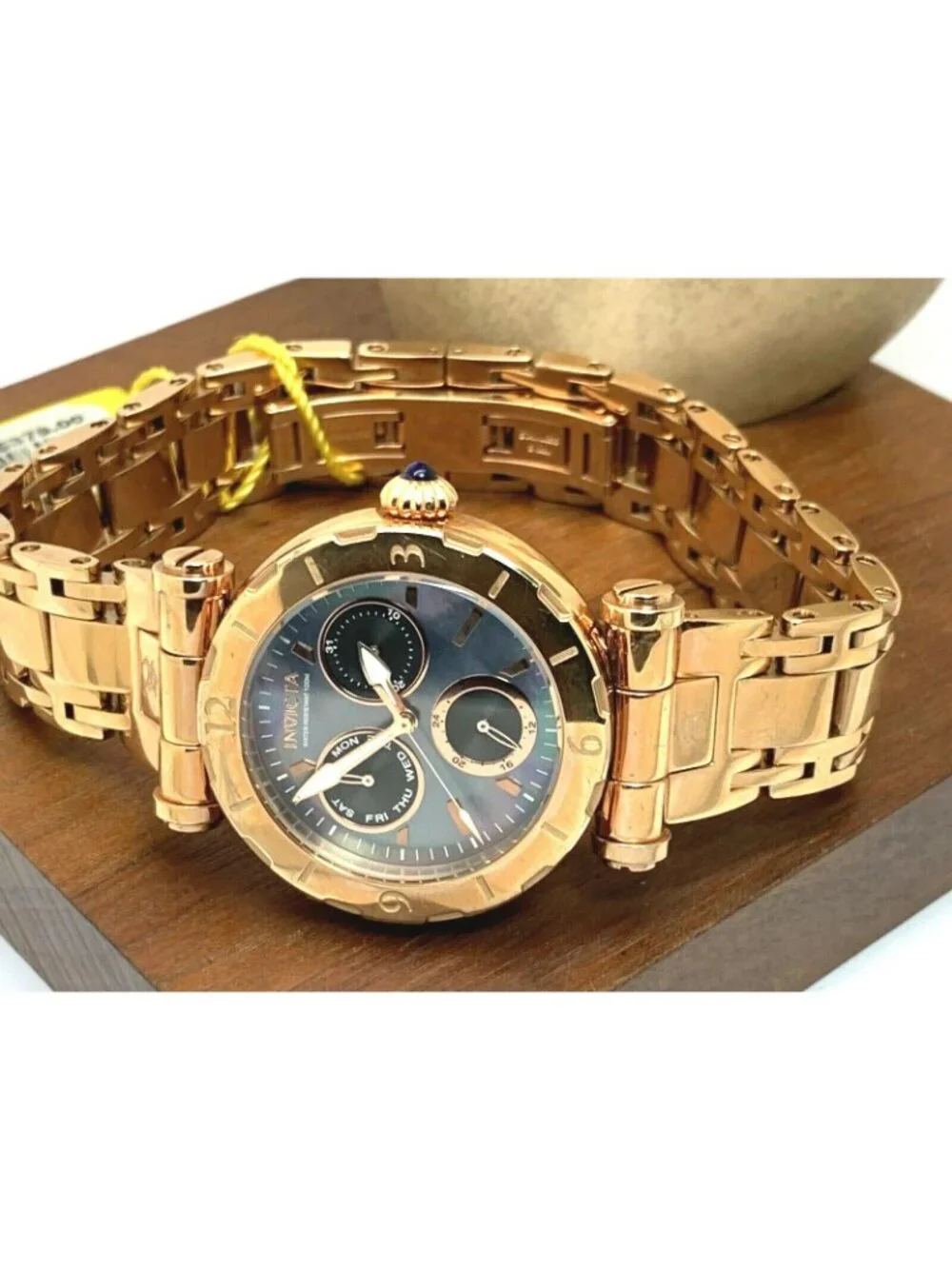 Invicta Women's Watch 24429 Subaqua Rose Gold Quartz Blue Mother of Pearl Dial